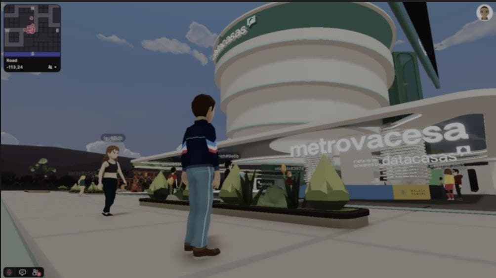 Santander y BBVA debutan en el metaverso Decentraland a través de Metrovacesa
