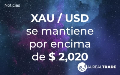XAU / USD se mantiene por encima de $ 2,020